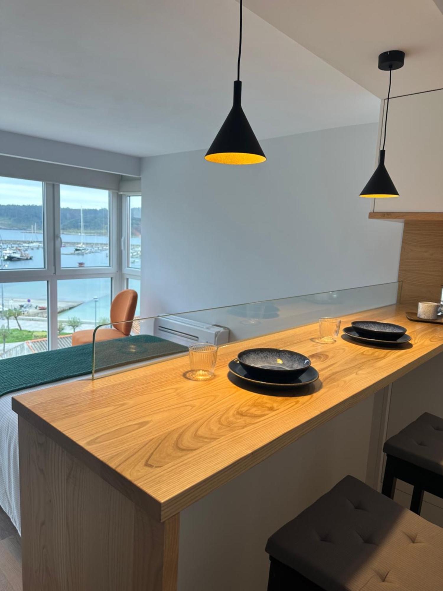 Apartamento Plaza Este Muxia Exteriör bild